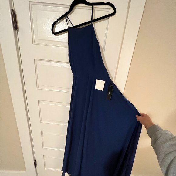 Lulus Mythical Kind of Love Maxi Dress, size M, Navy blue - Picture 5 of 6